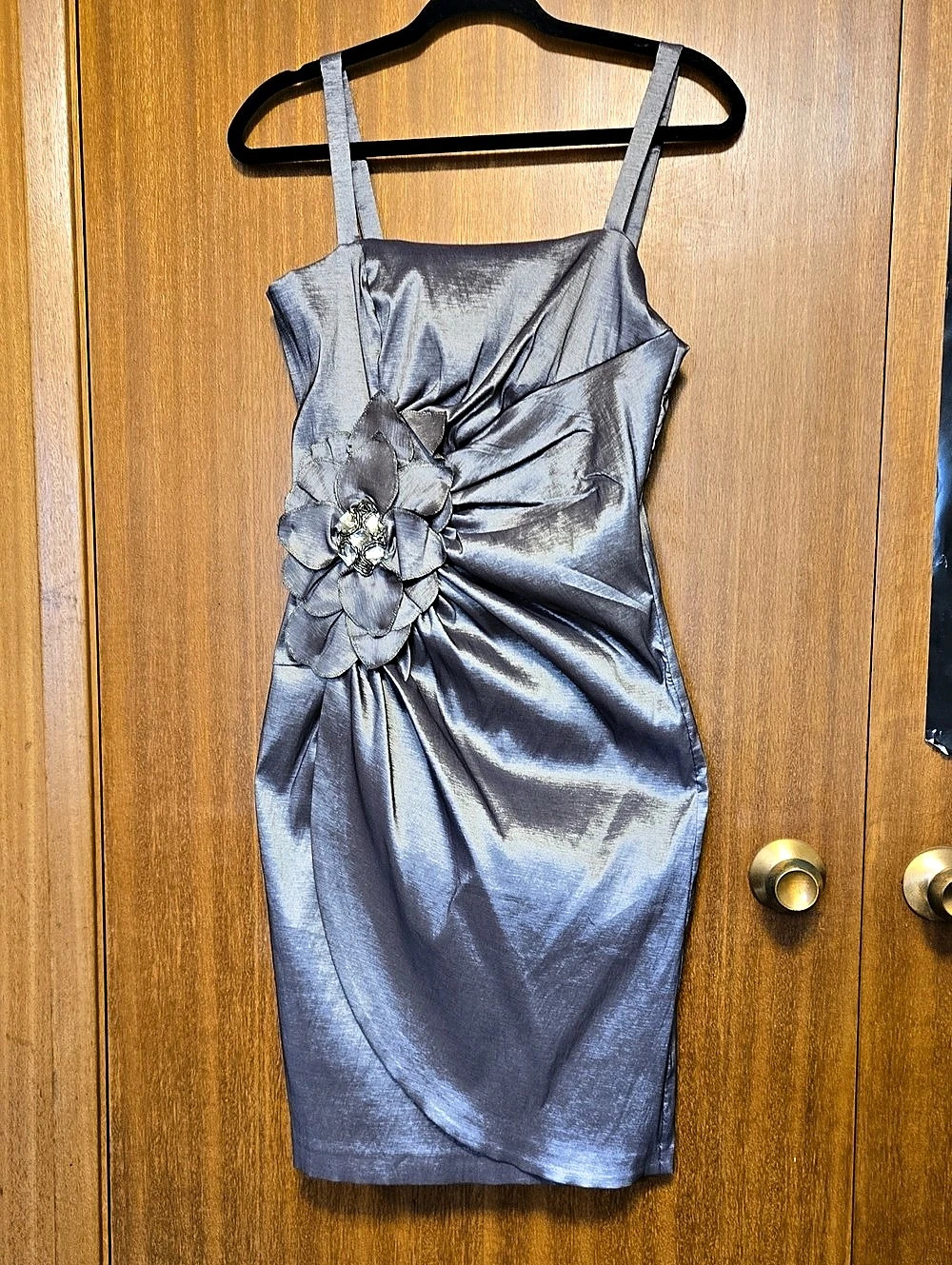 R&M Richards Floral Detail Mini Dress Size 8 NWT